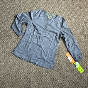 NWT Landau ProFlex Charcoal Scrub Top